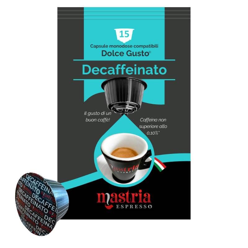 DECAFFEINATO - 15 Capsule Compatibili DOLCE GUSTO
