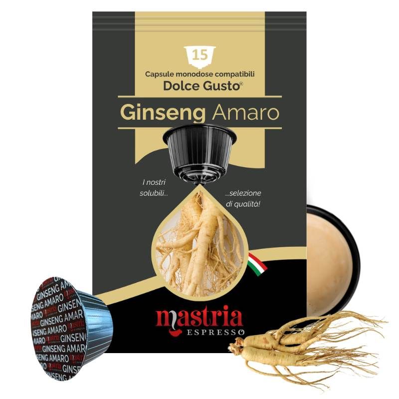 GINSENG "AMARO" - 15 Capsule Compatibili DOLCE GUSTO