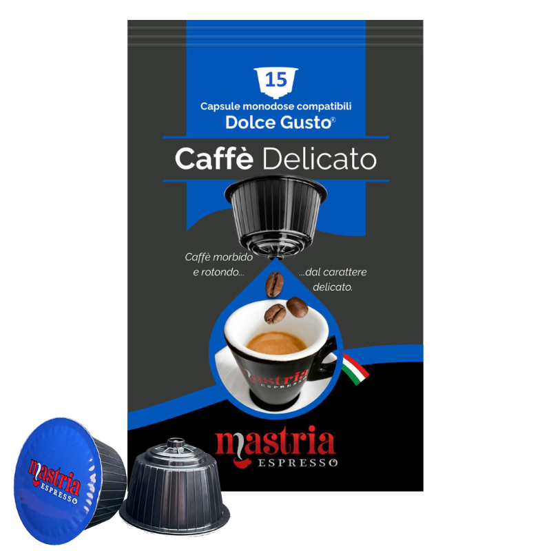 CAFFÈ "Gusto delicato" - 15 Capsule Compatibili DOLCE GUSTO