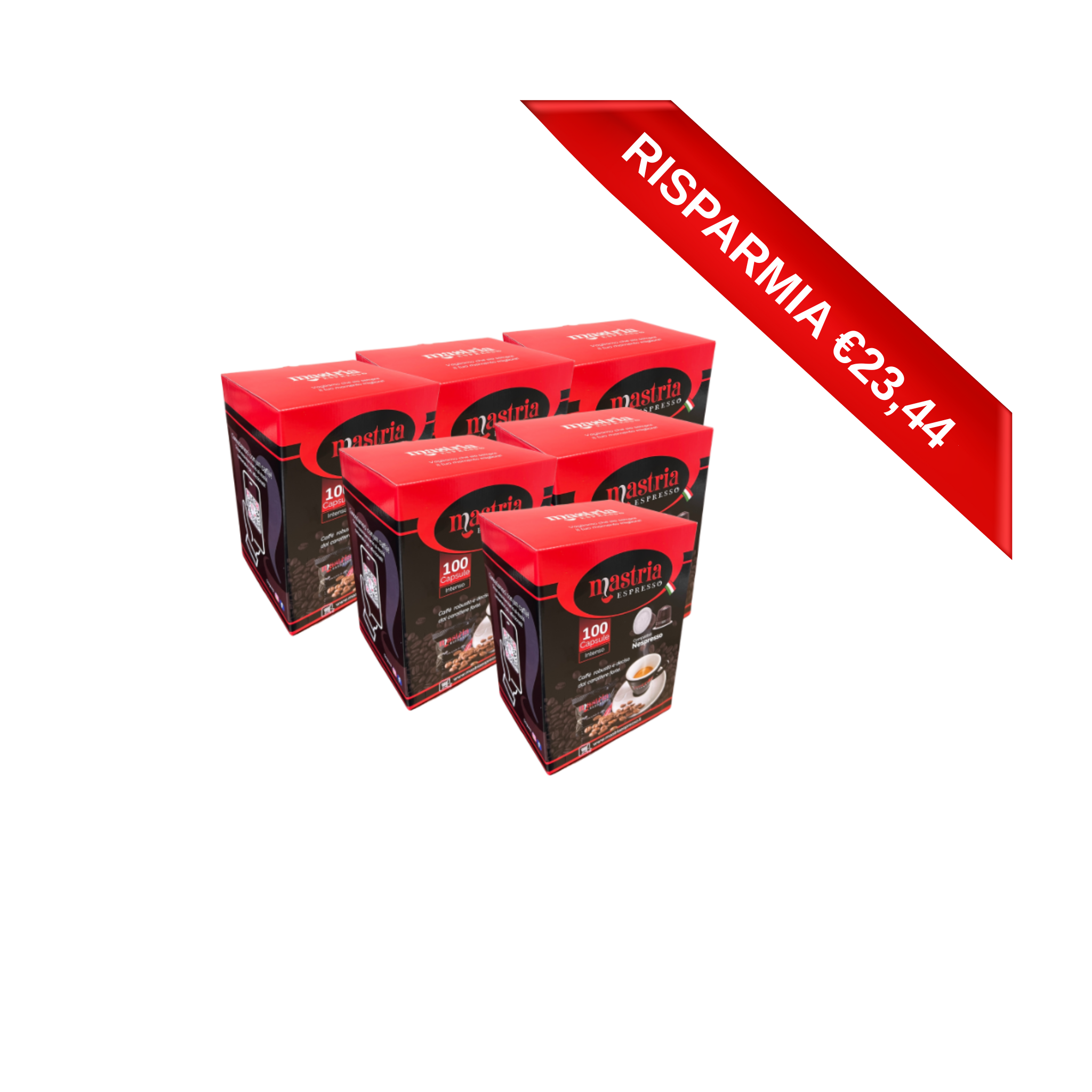 600 Capsule compatibili NESPRESSO: gusto INTENSO