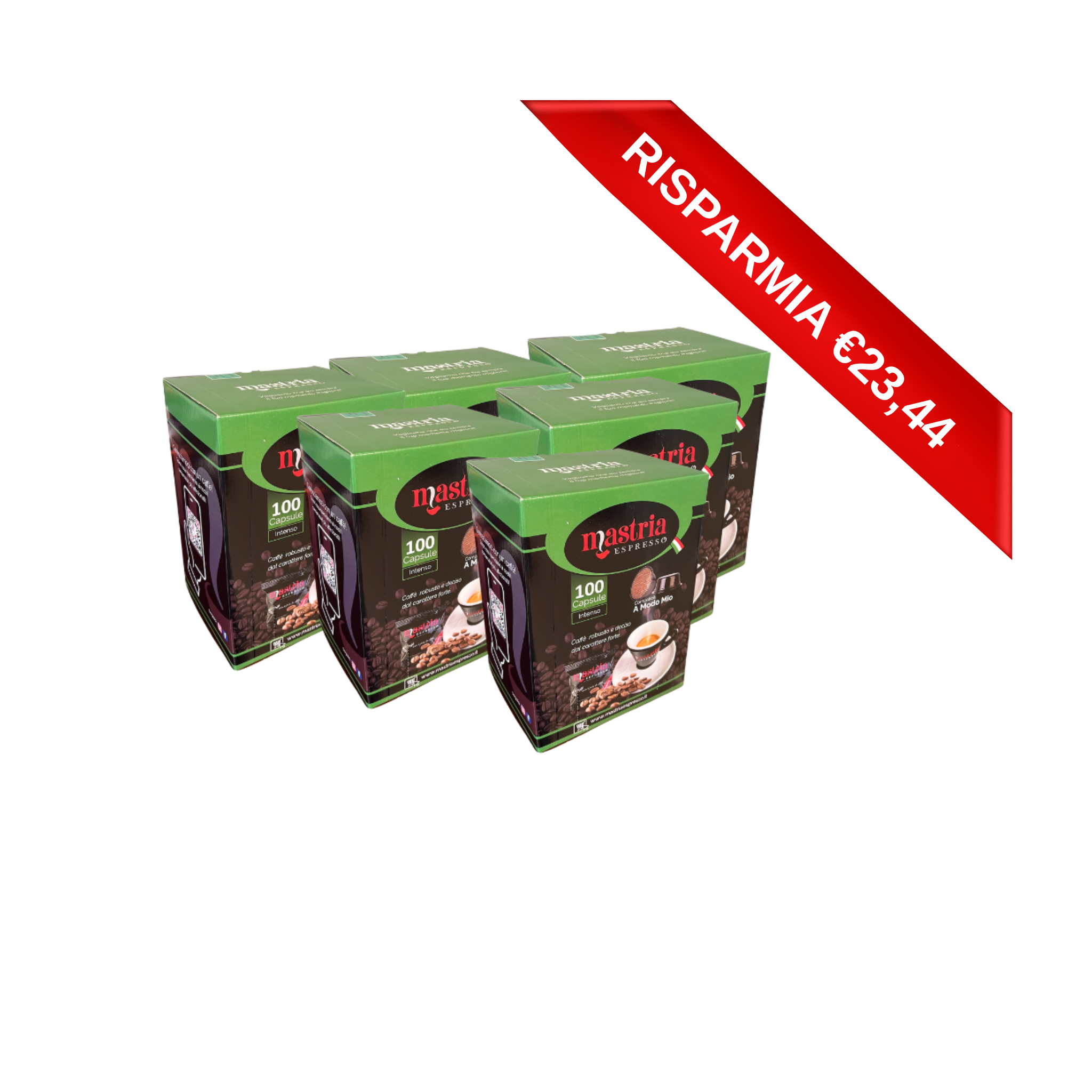 600 Capsule compatibili - A MODO MIO - Gusto INTENSO